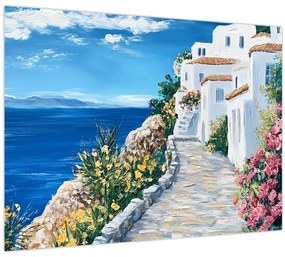 Tablou - Alee lângă mare (70x50 cm)