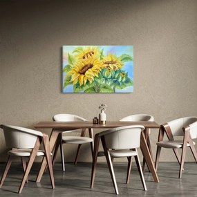 Tablou - Floarea soarelui înflorită (90x60 cm)