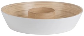Bol de servire alb din bambus ø 30 cm Puro – PT LIVING