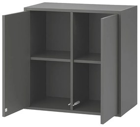 Boxie 2 uși dulap de perete 80x80x37 cm antracit