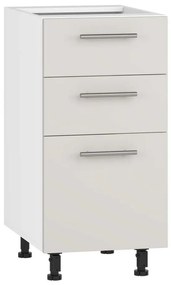 Dulap de jos Vento D3S-40/82, alb / crem