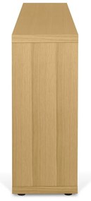 Bibliotecă în culoare naturală cu aspect de lemn de stejar 150x83 cm Berlin – TemaHome