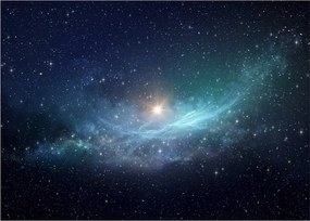 Tablou pe sticlă - Stele și nebuloase (70x50 cm)