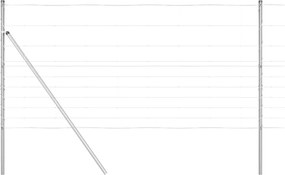 vidaXL Stâlp de gard. Galvanizat 50 x 1,2 m Oțel