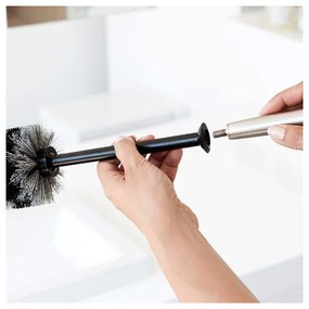 Perie pentru toaletа Brabantia ReNew 107892, 42 cm, Design discret, Alb