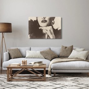 Tablou - Vintage, poza unei femei (90x60 cm)