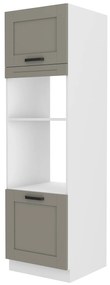 Dulap de bucătărie pentru alimente Lucid 60 DPM 210 2F (claygrey + alb). 1045468