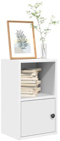 vidaXL Bibliotecă, alb, 31x24x52 cm, lemn prelucrat