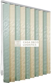 Jaluzele verticale BEATA 9602/9619 crem/verde deschis
