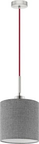 Eglo TUNJA - Lampă suspendată LED pe cablu, 1xE27/60W/230V, gri