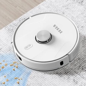 TESLA Electronics RoboStar - Aspirator robot 2în1 2600 mAh Wi-Fi alb