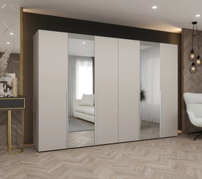 Dulap de haine 300 cm Alice 2 (Cașmir + Cașmir). 1126199