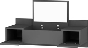 Masa de machiaj suspendata Vanity Homs , 100 x 33 x 39.1 cm, Gri