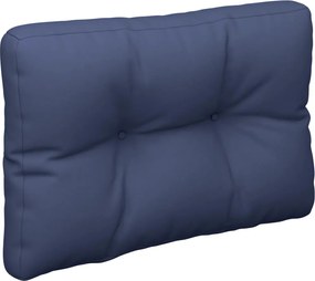 vidaXL Pernă de paleți, bleumarin, 50x40x12 cm, material textil