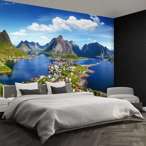 Fototapet Lofoten Norvegia