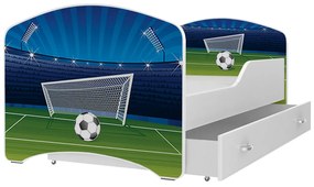 Supermobel Pat pentru copii cu desene animate IGOR P1 + saltea + somieră GRATIS 80x160, inclusiv SD, MODEL 01