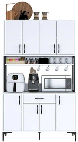 Set dulapuri bucătărie Jenaretta 27 (alb + negru). 1107094