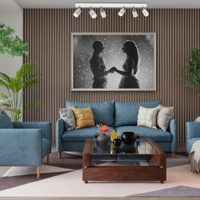 Spot RENO 6xGU10/60W/230V alb/crom