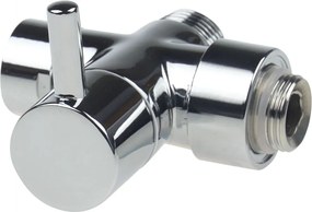 Comutator de dus cu 2 functii pentru coloane de dus Deante crom lucios