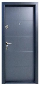 Usa metalica de apartament cu izolatie si vizor Novo Doors First Class NDS12, Deschidere Stanga Dreapta, Dimensiune 200X88 cm, Tabla 12 mm, Kit