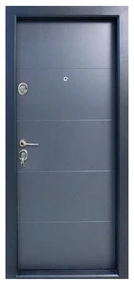 Usa metalica de apartament cu izolatie si vizor Novo Doors First Class NDS12, Deschidere Stanga Dreapta, Dimensiune 200X88 cm, Tabla 12 mm, Kit