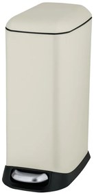 Coș de gunoi crem cu pedală din oțel 20 l Design – Wenko
