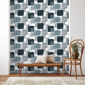 Tapet - pătrate abstracte pe un fundal deschis