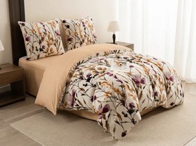 Lenjerie cocolino DUO SENSE MEADOWA colorata microplus/flanel Dimensiune lenjerie de pat: 70 x 90 cm | 140 x 200 cm