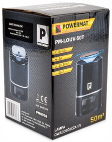 Capcană insecticide UV LED PM-LOUV-50T