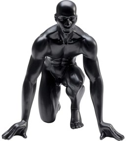 Figurina decorativa Runner Negru 25cm
