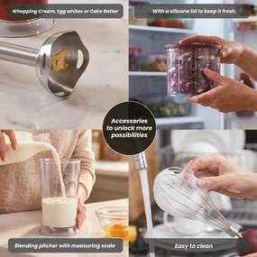 Blender de mână cu accesorii 6 în 1 Berlinger Haus, set complet, model BH 9563