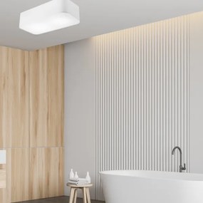 Plafonieră SIRJA SQUARE 2xE27/15W/230V alb