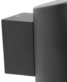Lampa de perete exterioara moderna neagra IP44 - Skittle