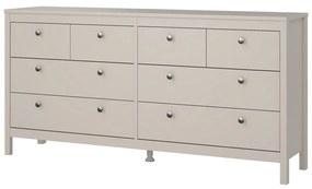 Comodă grej 159x80x38 cm Madrid – Tvilum