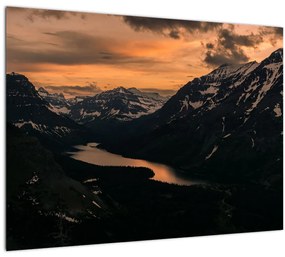 Tablou - Lac între munți (70x50 cm)