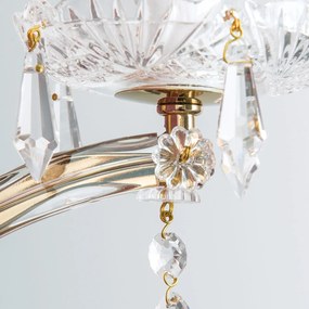 Aplica de perete de lux cristal Swarovski Maria Theresia-A 24K gold plated