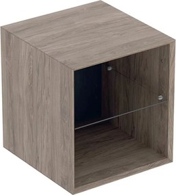 Dulap mediu suspendat Geberit One nuc american Hickory 45 cm