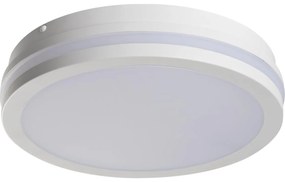 Plafonieră LED de exterior cu senzor Kanlux 38785 BENO 24/30W/230V 3000/3500/4000K IP65 alb