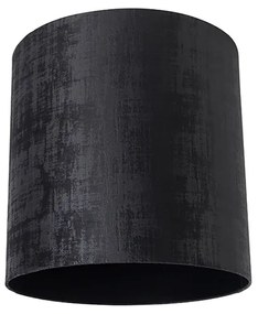Abajur din catifea negru 40/40/40