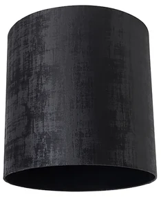 Abajur din catifea negru 40/40/40