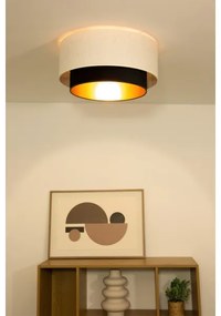 Plafonieră NATIA 1xE27/60W/230V alb/negru