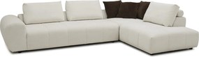 Colțar extensibil dumonde cu sezut confortabil din spuma high-density Allure 325x107 cm
