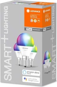 SET 3x bec LED RGBW dimabil SMART+ E14/5W/230V 2700K-6500K Ledvance