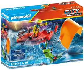 SALVAMAR CU BARCA DE VITEZA - PLAYMOBIL (70144)