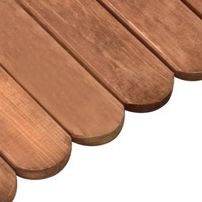 Rola de bordura, maro, 120 cm, lemn de pin tratat 1, Maro