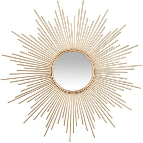 Oglindă decorativă de perete GOLD SUN Ø 100 cm