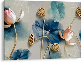 Tablou cu flori (70x50 cm)