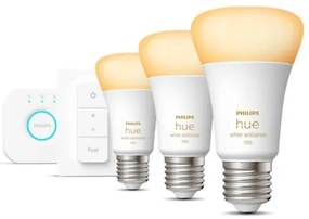Set de bază Philips Hue WA 3xE27/11W 2200-6500K + dispozitiv de conectare