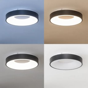 Brilagi - Plafonieră LED dimmabilă FALCON II, 67 W, 230 V, Ø 40 cm, neagră + telecomandă