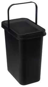 Cos gunoi Morud, negru,plastic, 12 litri, 35 x 29.5 x 19.5 cm